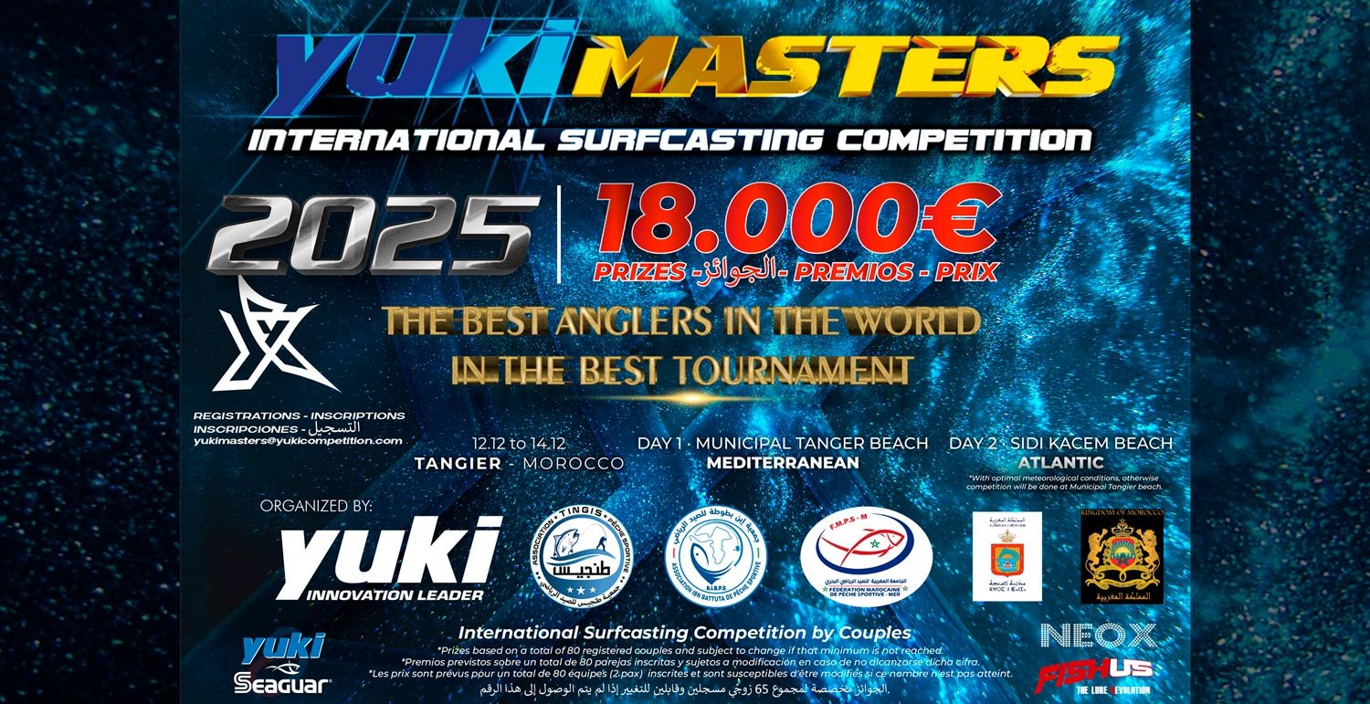 YUKI MASTERS 2025, the most prestigious international shore angling competition is back