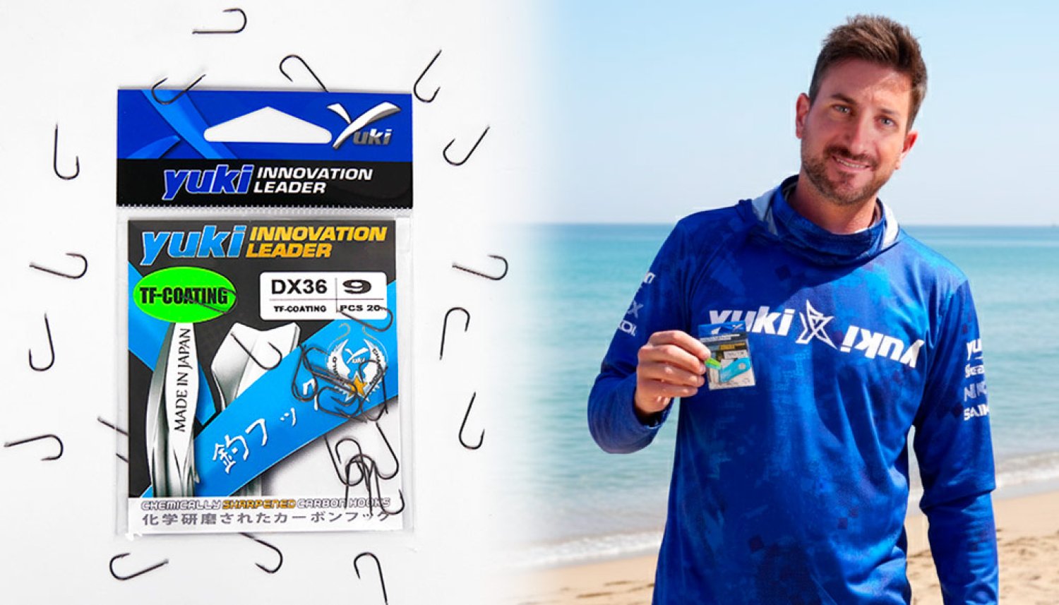 Nuevo anzuelo Yuki DX36 para la pesca de espáridos a surfcasting y corcheo..