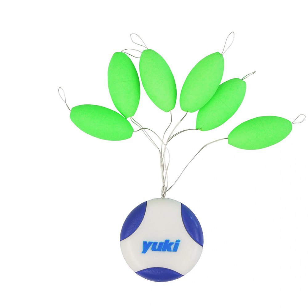 Perlas ovaladas flotantes con tope 6 PF-OG2