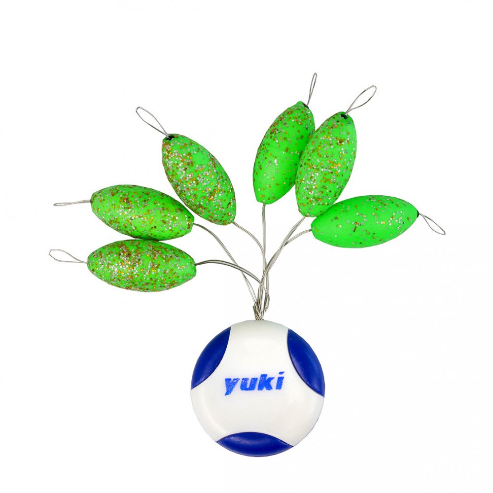 Perlas ovaladas flotantes con tope 6 PFY-P23