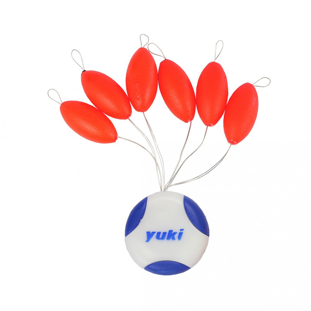 Perlas ovaladas flotantes con tope 6 PFY-P19